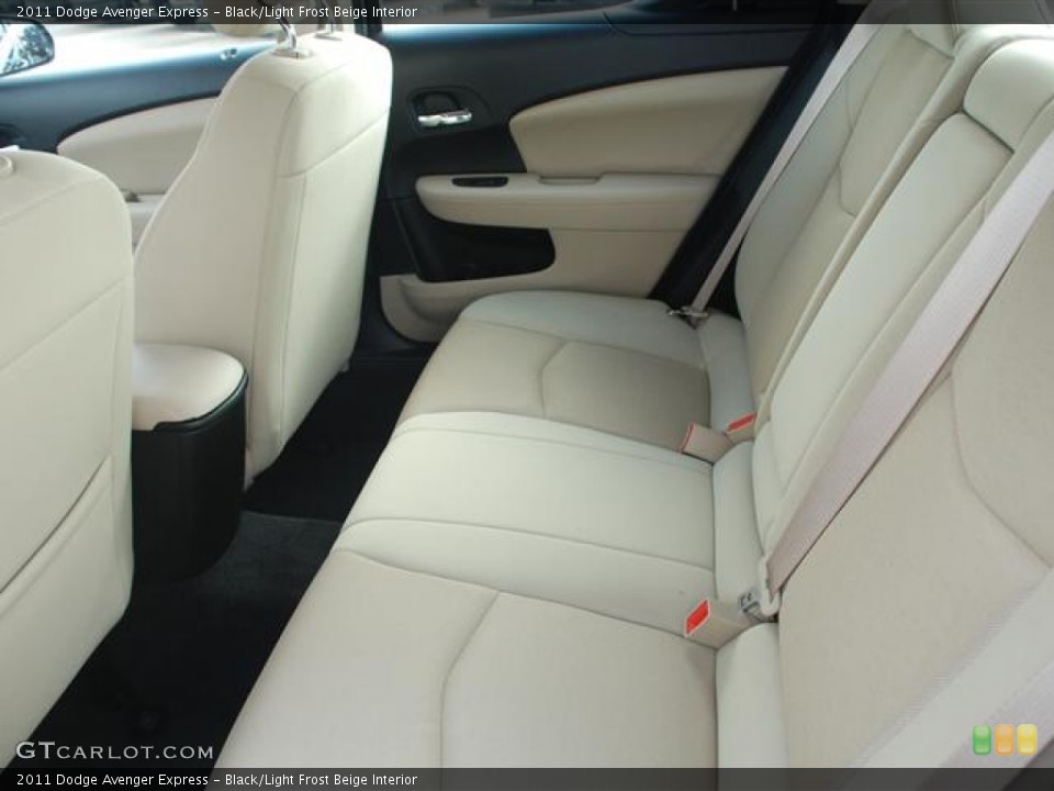 Black/Light Frost Beige Interior Photo for the 2011 Dodge Avenger Express #58687984