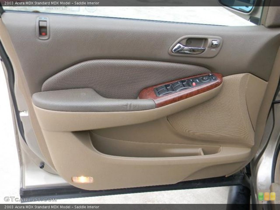 Saddle Interior Door Panel for the 2003 Acura MDX  #58689088