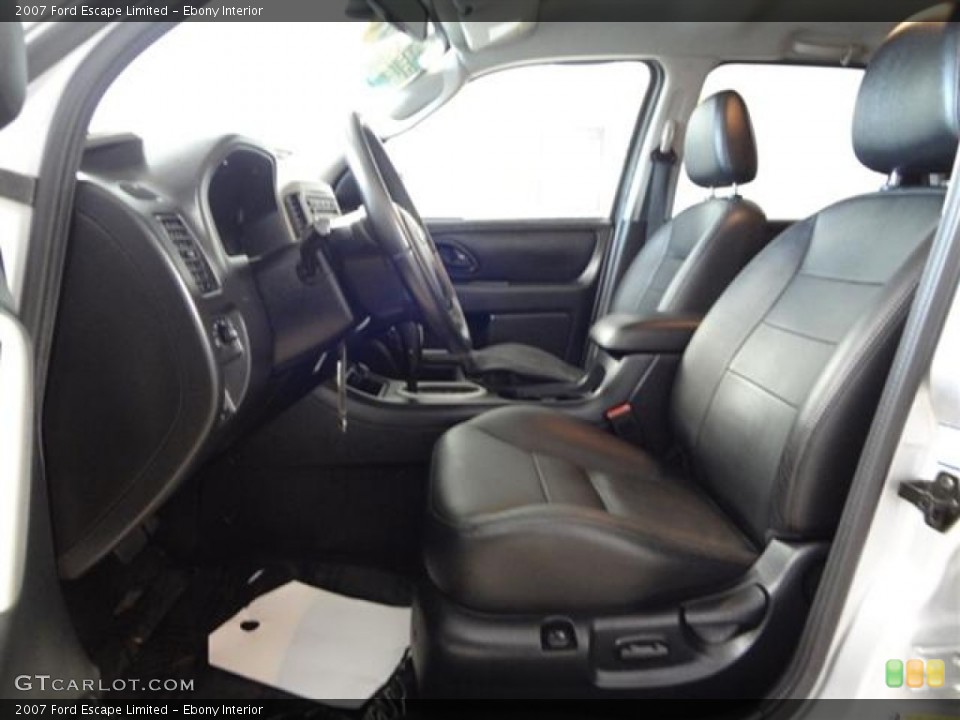 Ebony Interior Photo for the 2007 Ford Escape Limited #58689580