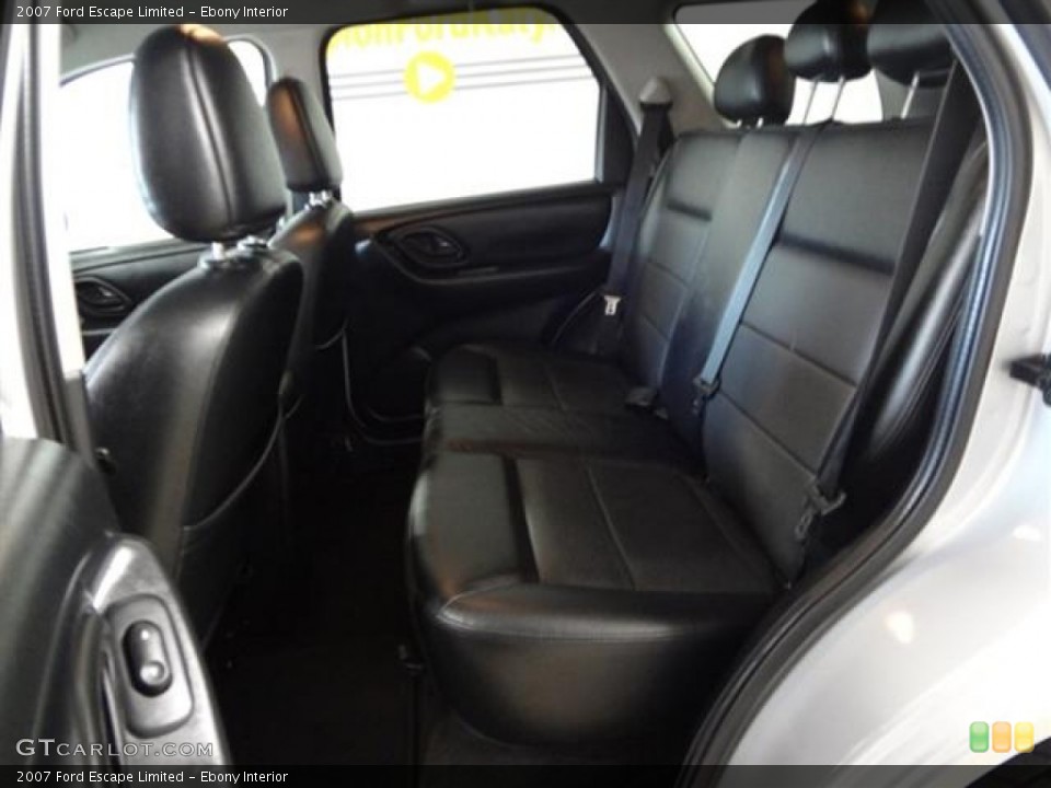 Ebony Interior Photo for the 2007 Ford Escape Limited #58689592