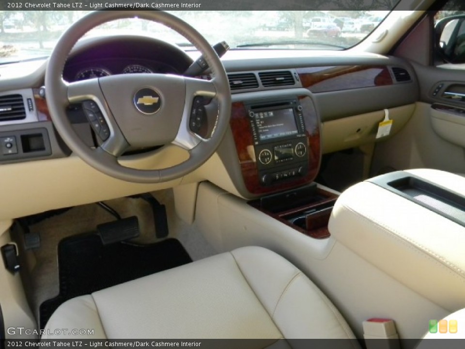 Light Cashmere/Dark Cashmere Interior Prime Interior for the 2012 Chevrolet Tahoe LTZ #58690789