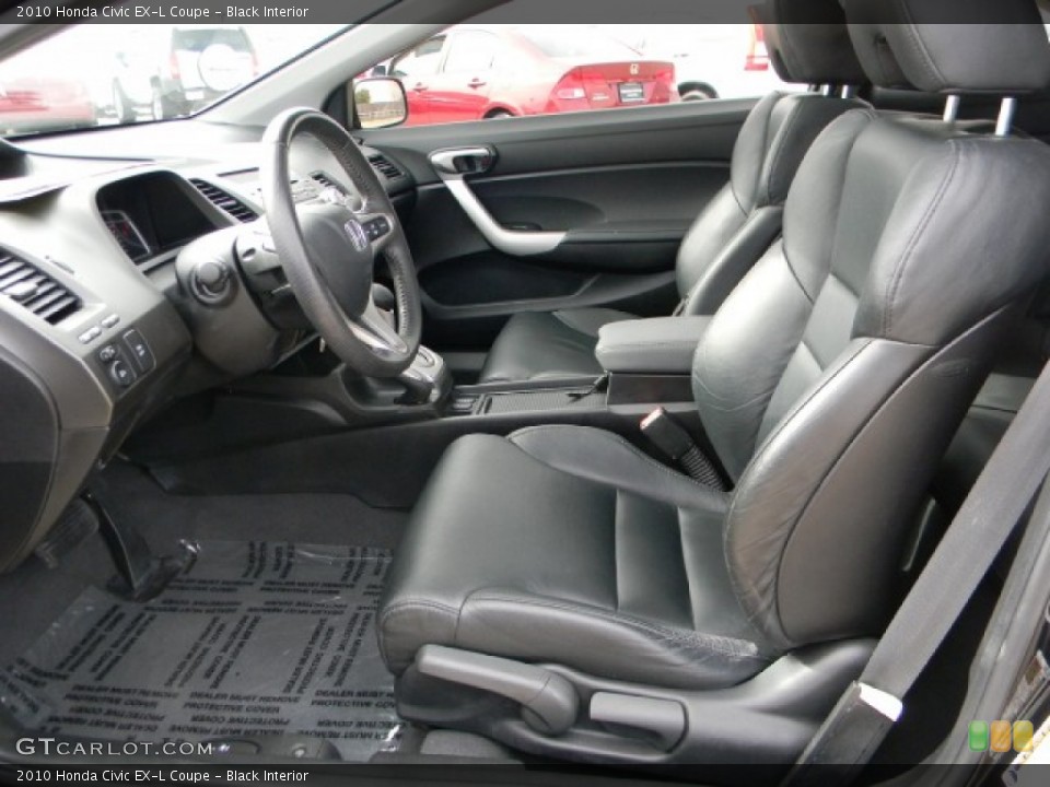Black Interior Photo for the 2010 Honda Civic EX-L Coupe #58692643