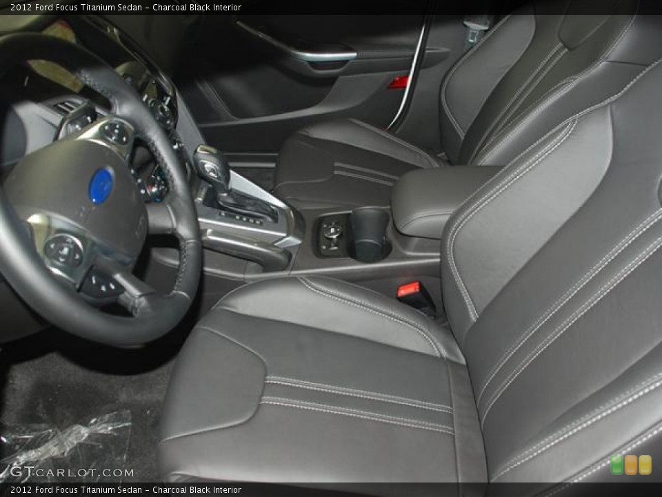 Charcoal Black Interior Photo for the 2012 Ford Focus Titanium Sedan #58693999