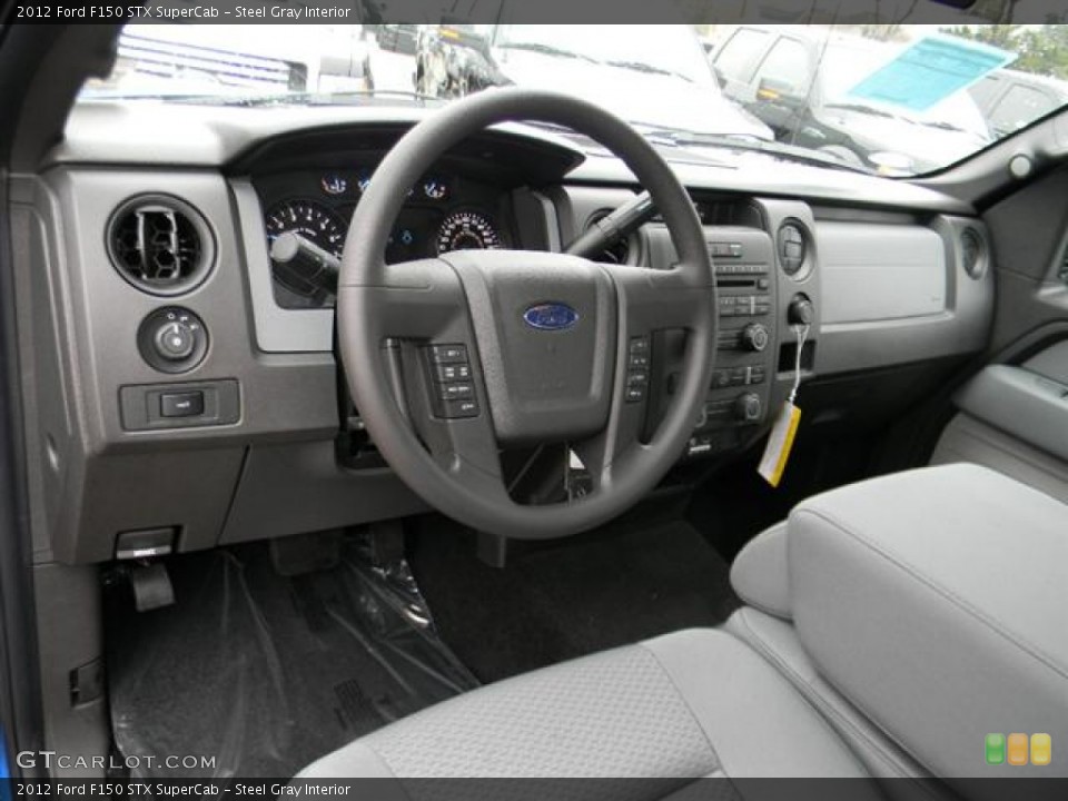Steel Gray Interior Dashboard for the 2012 Ford F150 STX SuperCab #58694503