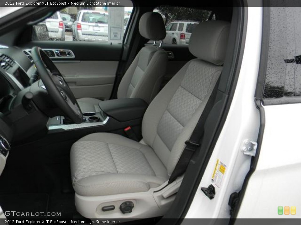 Medium Light Stone Interior Photo for the 2012 Ford Explorer XLT EcoBoost #58695326