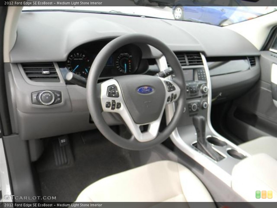 Medium Light Stone Interior Dashboard for the 2012 Ford Edge SE EcoBoost #58696016