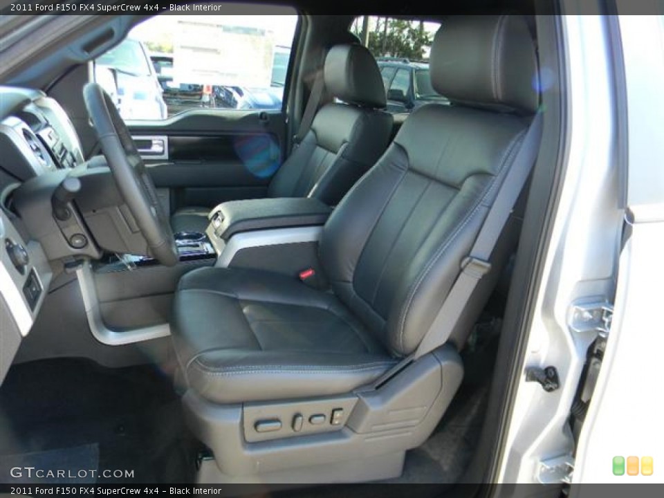 Black Interior Photo for the 2011 Ford F150 FX4 SuperCrew 4x4 #58696418