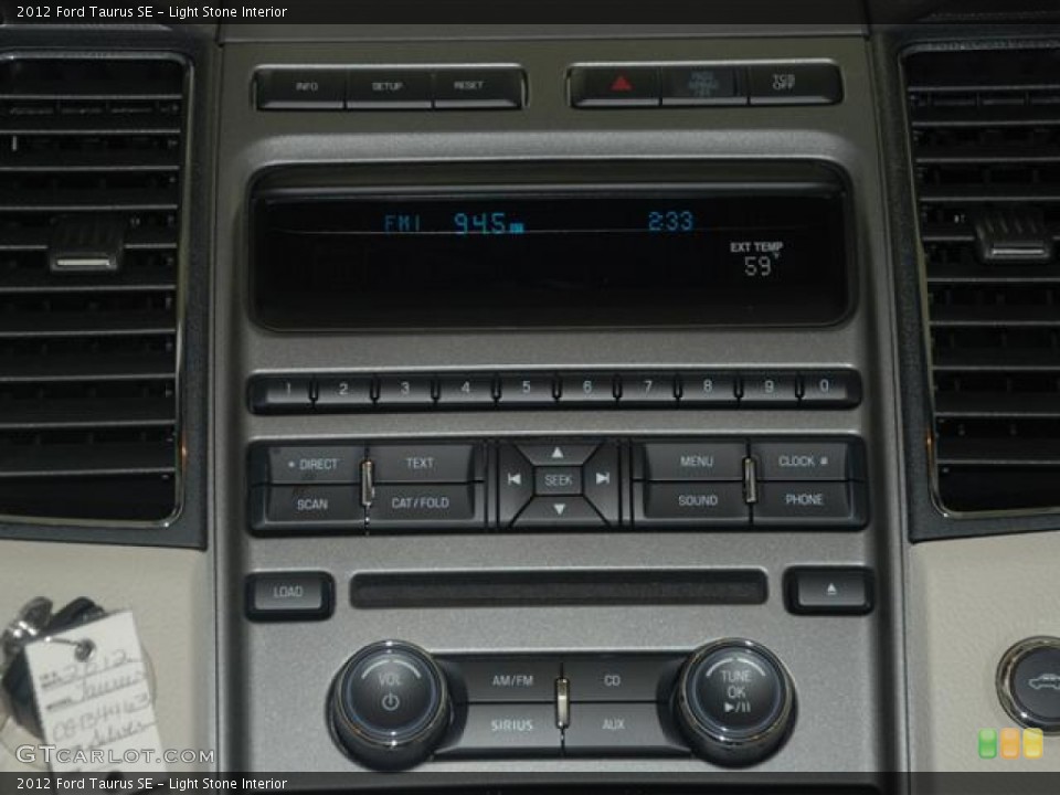 Light Stone Interior Controls for the 2012 Ford Taurus SE #58696670