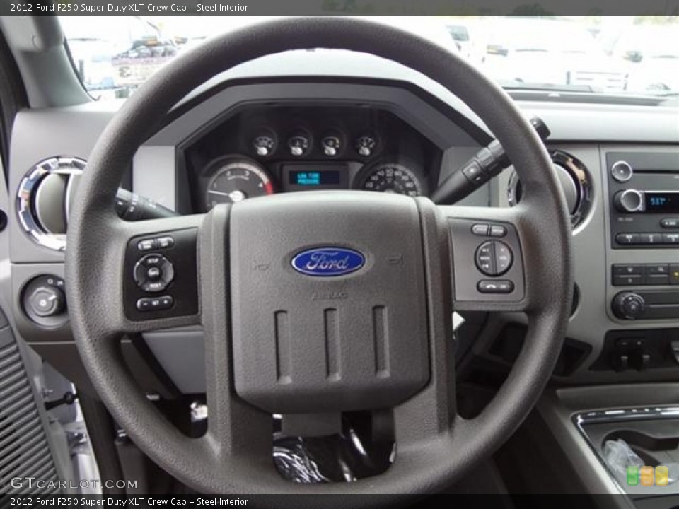 Steel Interior Steering Wheel for the 2012 Ford F250 Super Duty XLT Crew Cab #58698491