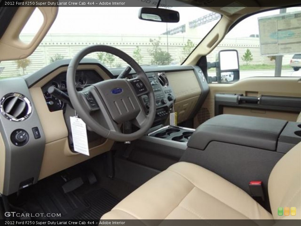 Adobe Interior Photo for the 2012 Ford F250 Super Duty Lariat Crew Cab 4x4 #58698749