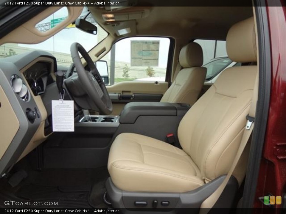 Adobe Interior Photo for the 2012 Ford F250 Super Duty Lariat Crew Cab 4x4 #58698752