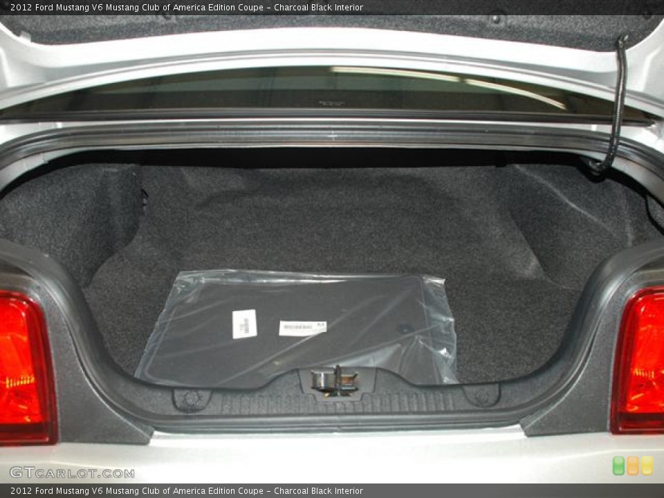 Charcoal Black Interior Trunk for the 2012 Ford Mustang V6 Mustang Club of America Edition Coupe #58699064