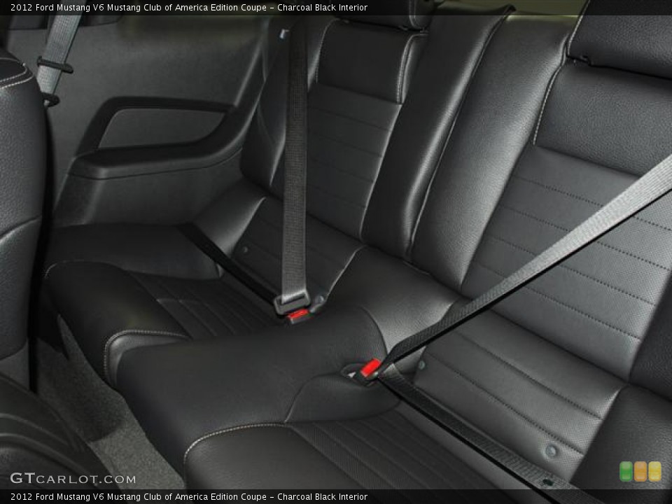 Charcoal Black Interior Photo for the 2012 Ford Mustang V6 Mustang Club of America Edition Coupe #58699070