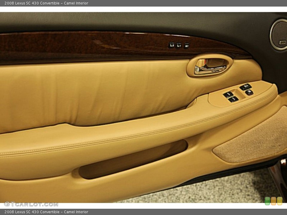 Camel Interior Door Panel for the 2008 Lexus SC 430 Convertible #58701353