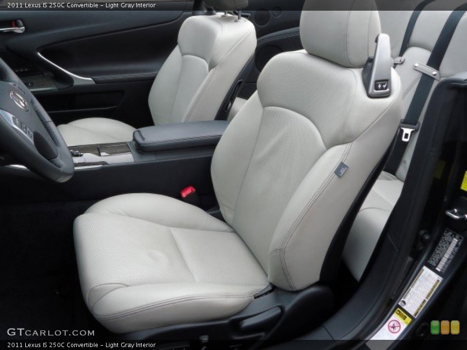 Light Gray Interior Photo for the 2011 Lexus IS 250C Convertible #58702205