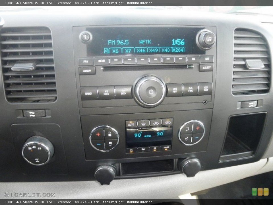 Dark Titanium/Light Titanium Interior Controls for the 2008 GMC Sierra 3500HD SLE Extended Cab 4x4 #58704953