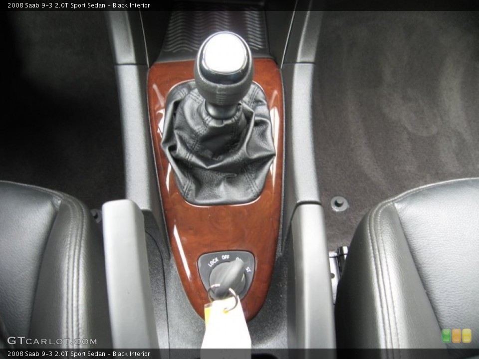 Black Interior Transmission for the 2008 Saab 9-3 2.0T Sport Sedan #58705396