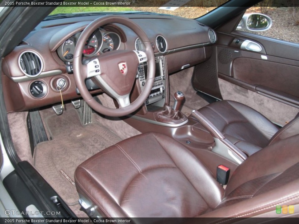 Cocoa Brown Interior Photo for the 2005 Porsche Boxster  #58706390