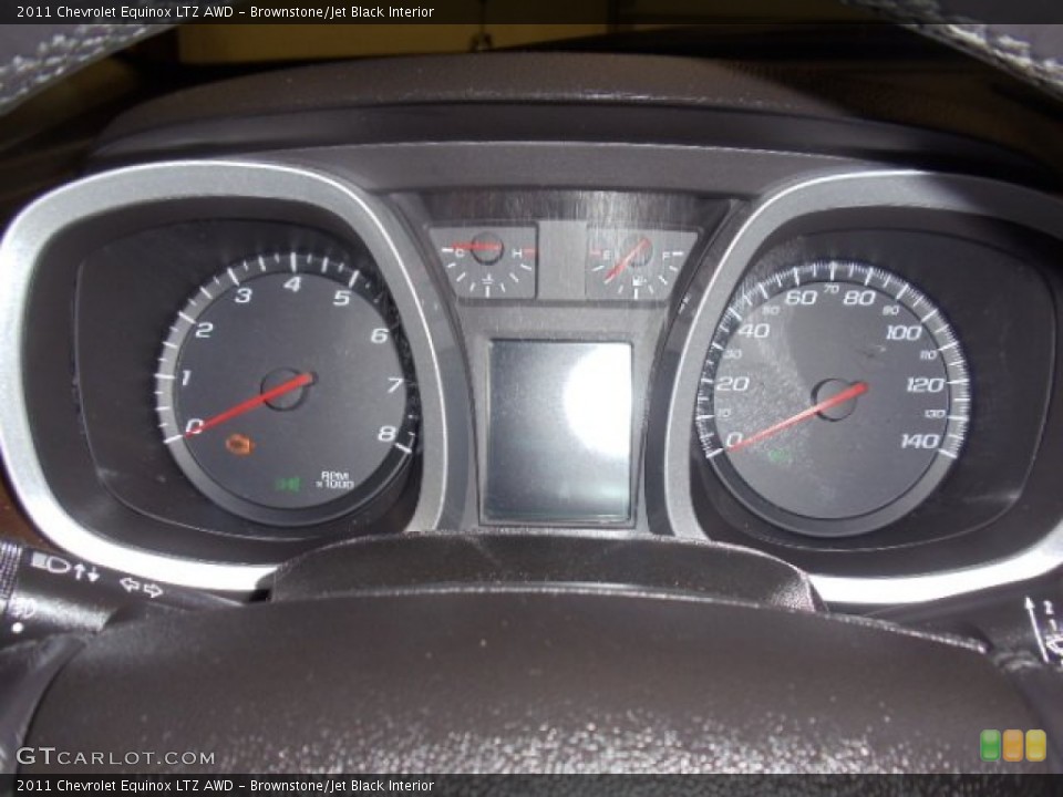 Brownstone/Jet Black Interior Gauges for the 2011 Chevrolet Equinox LTZ AWD #58708646