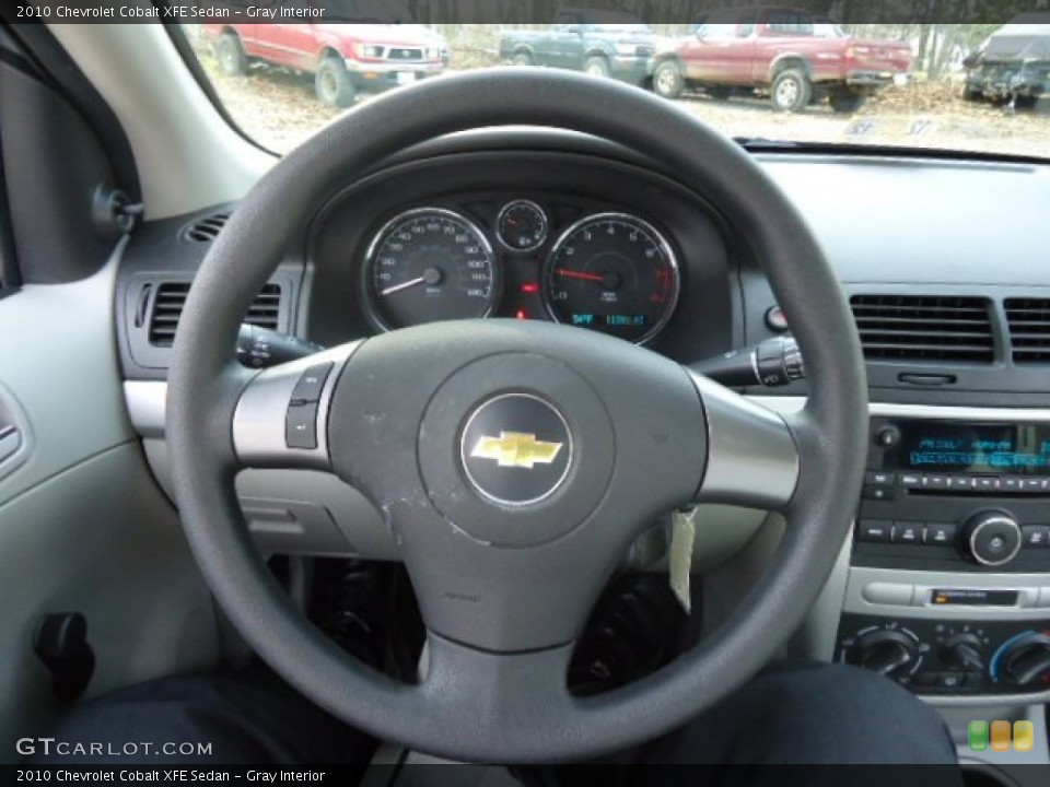 Gray Interior Steering Wheel for the 2010 Chevrolet Cobalt XFE Sedan #58712942