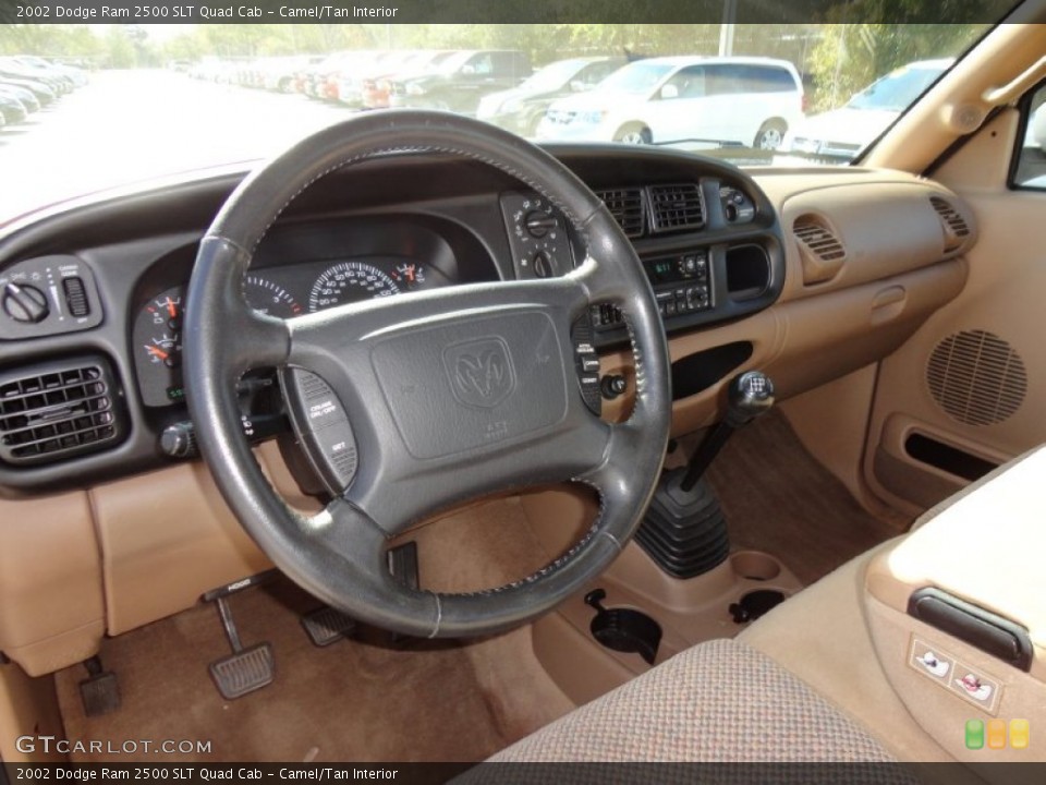 Camel/Tan Interior Dashboard for the 2002 Dodge Ram 2500 SLT Quad Cab #58714139