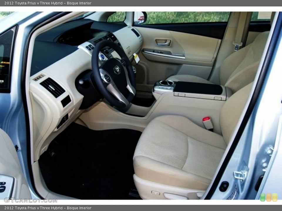 Bisque Interior Photo for the 2012 Toyota Prius v Three Hybrid #58714463