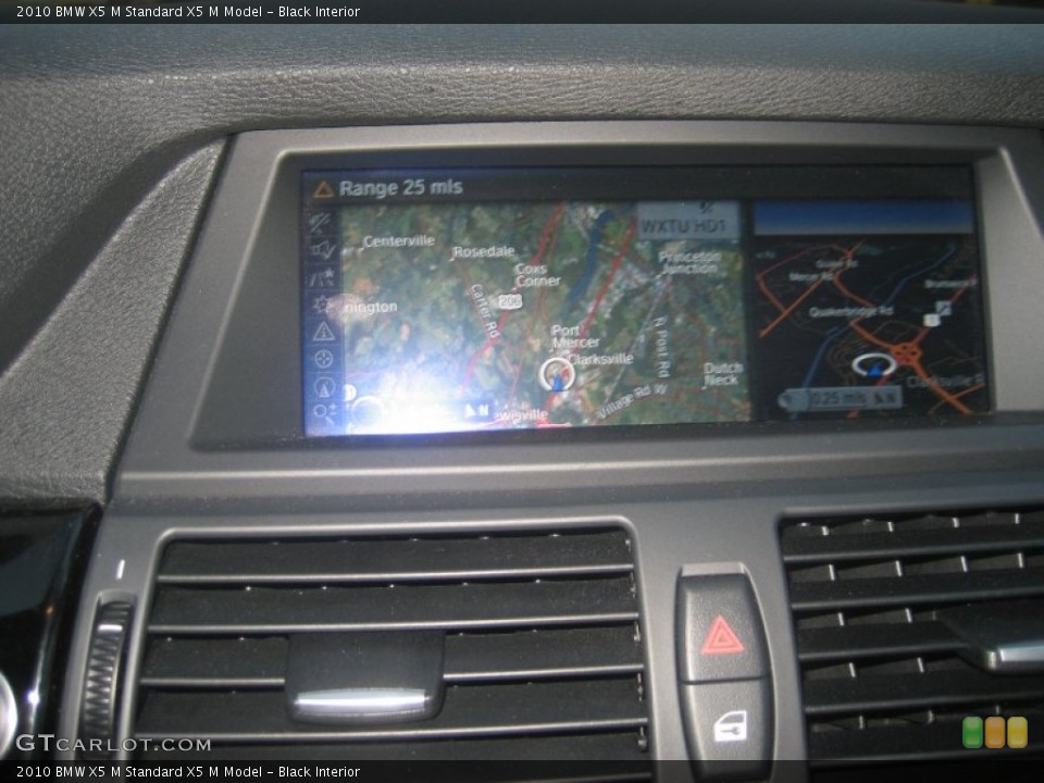 Black Interior Navigation for the 2010 BMW X5 M  #58721627