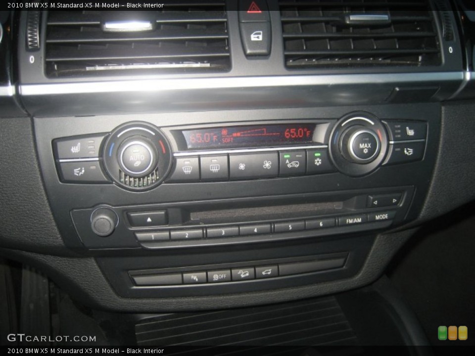 Black Interior Controls for the 2010 BMW X5 M  #58721633