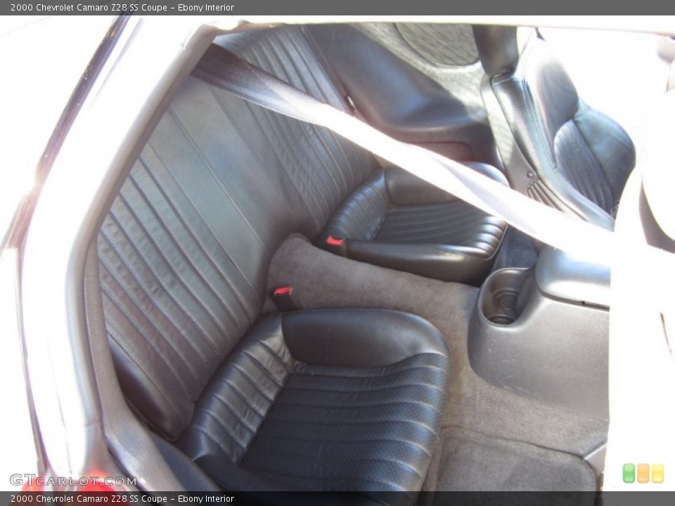 Ebony Interior Photo for the 2000 Chevrolet Camaro Z28 SS Coupe #58729995
