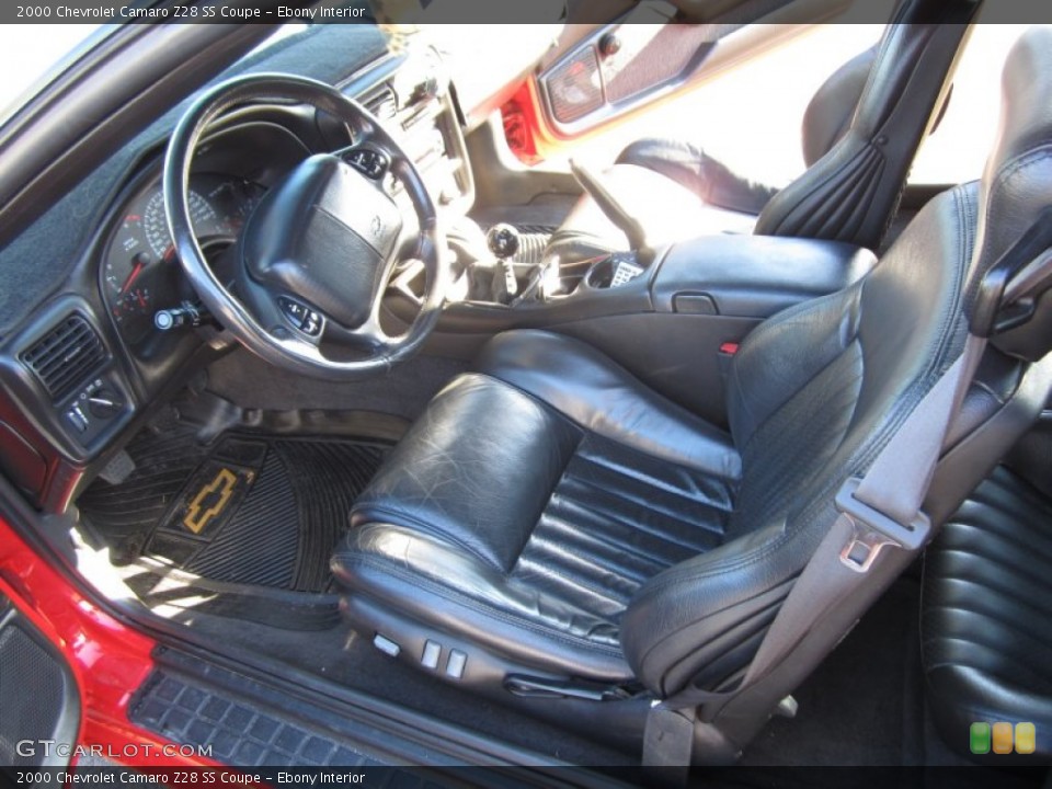 Ebony Interior Photo for the 2000 Chevrolet Camaro Z28 SS Coupe #58730019