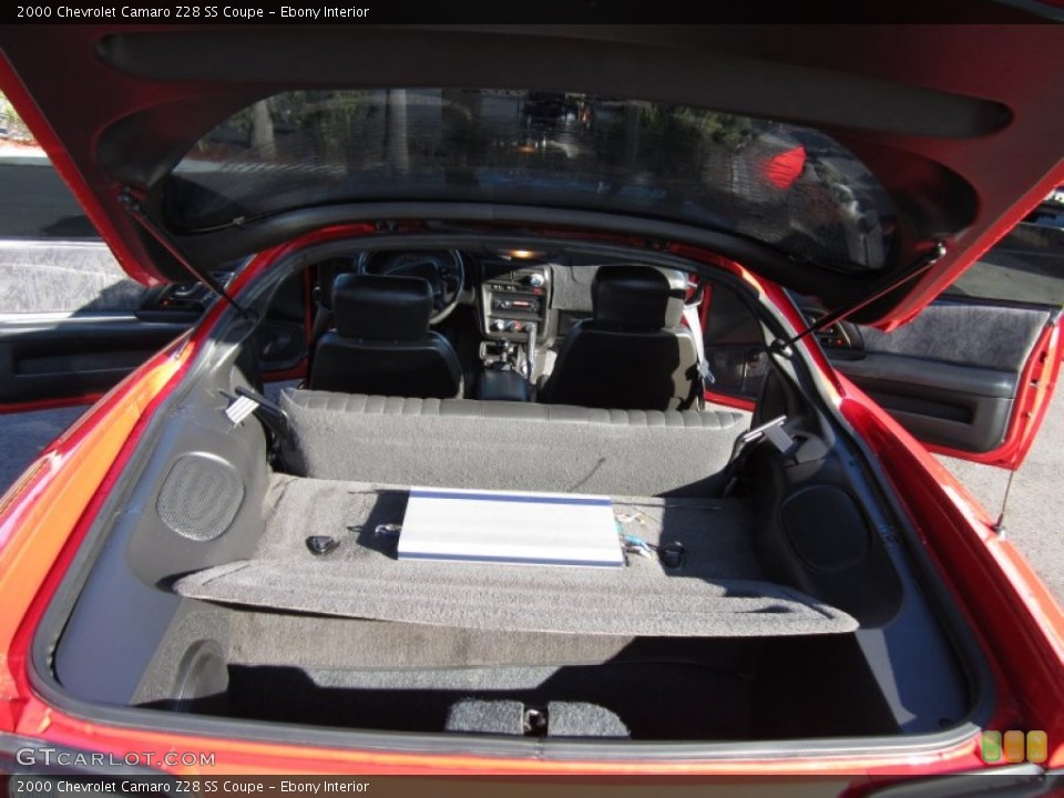 Ebony Interior Trunk for the 2000 Chevrolet Camaro Z28 SS Coupe #58730055