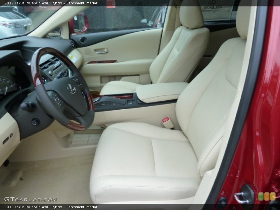 Parchment Interior Photo for the 2012 Lexus RX 450h AWD Hybrid #58733512