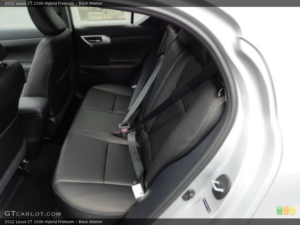 Black Interior Photo for the 2012 Lexus CT 200h Hybrid Premium #58733710
