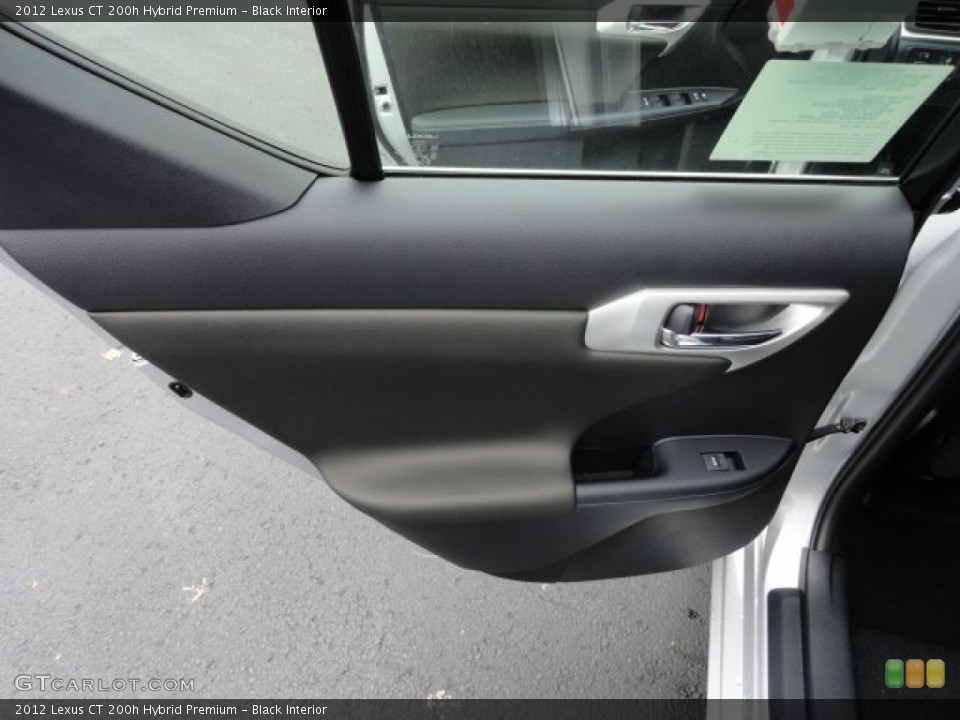 Black Interior Door Panel for the 2012 Lexus CT 200h Hybrid Premium #58733730