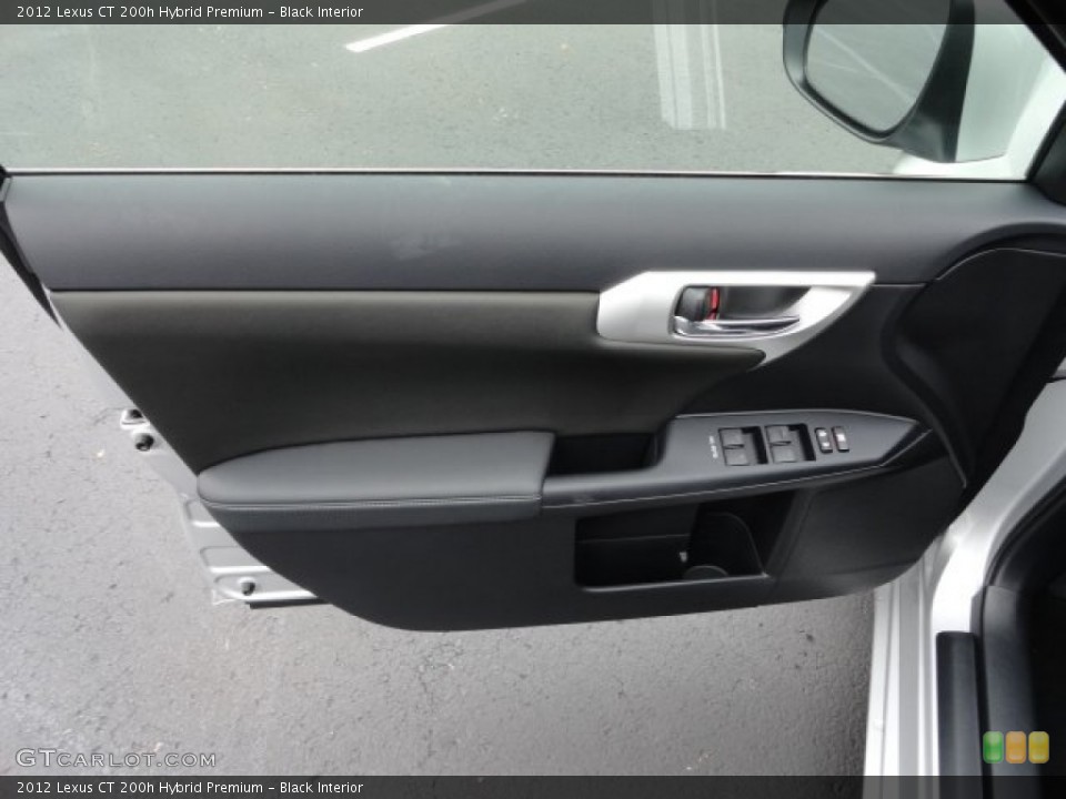 Black Interior Door Panel for the 2012 Lexus CT 200h Hybrid Premium #58733736