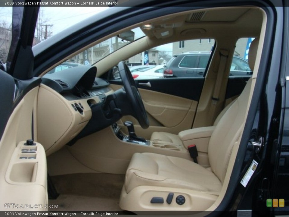 Cornsilk Beige Interior Photo for the 2009 Volkswagen Passat Komfort Wagon #58734327
