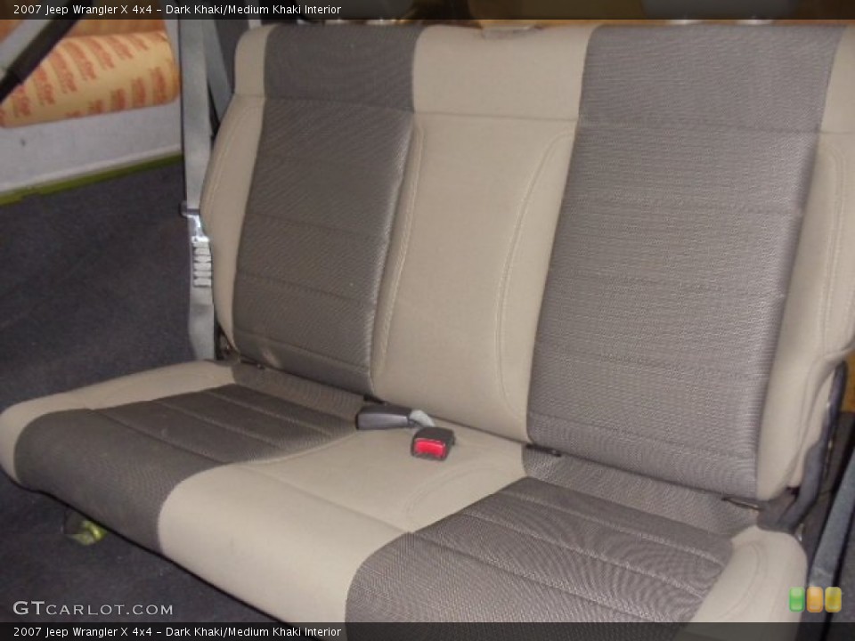 Dark Khaki/Medium Khaki Interior Photo for the 2007 Jeep Wrangler X 4x4 #58735464