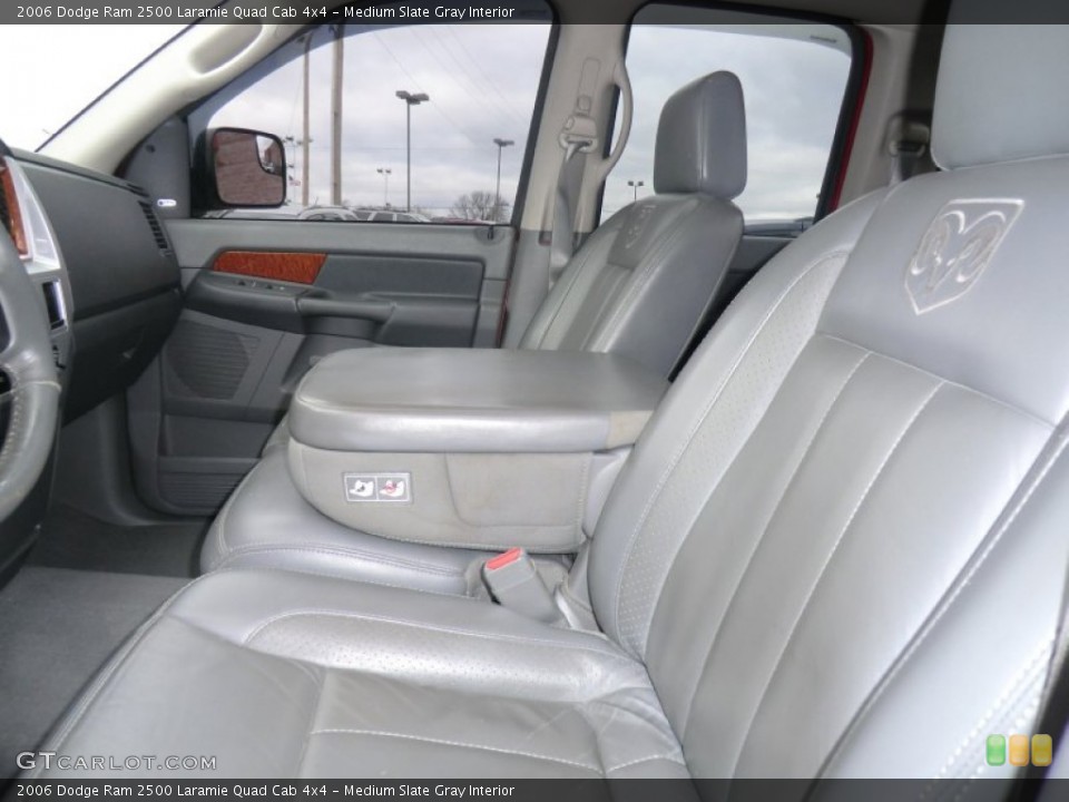 Medium Slate Gray Interior Photo for the 2006 Dodge Ram 2500 Laramie Quad Cab 4x4 #58736481