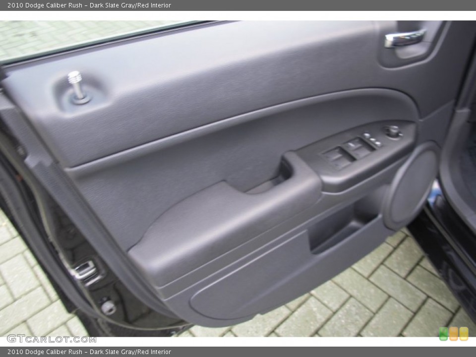 Dark Slate Gray/Red Interior Door Panel for the 2010 Dodge Caliber Rush #58736742
