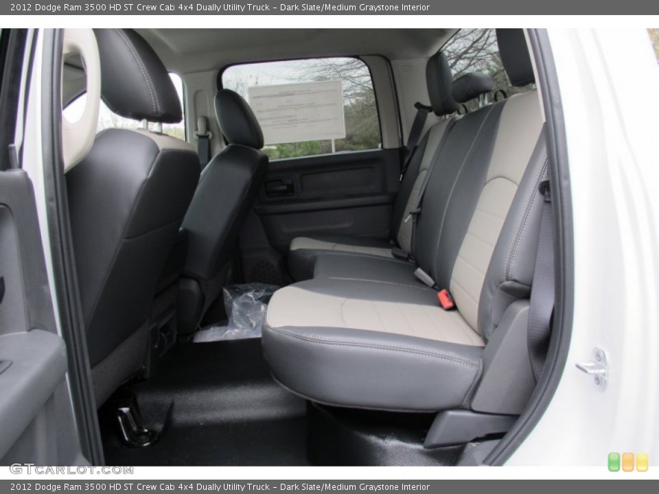 Dark Slate/Medium Graystone Interior Photo for the 2012 Dodge Ram 3500 HD ST Crew Cab 4x4 Dually Utility Truck #58737396