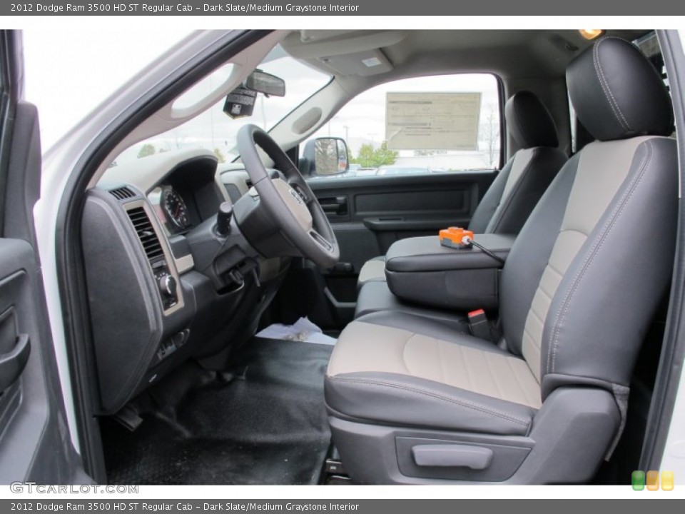 Dark Slate/Medium Graystone Interior Photo for the 2012 Dodge Ram 3500 HD ST Regular Cab #58737486