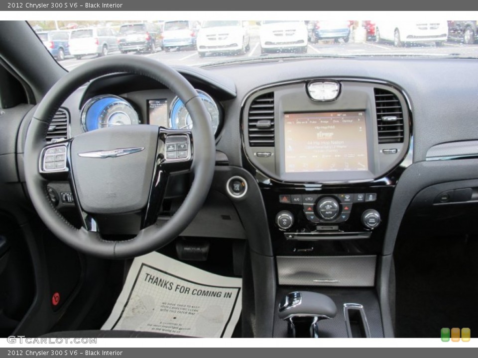 Black Interior Dashboard for the 2012 Chrysler 300 S V6 #58739214