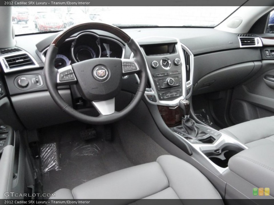 Titanium/Ebony Interior Prime Interior for the 2012 Cadillac SRX Luxury #58741923