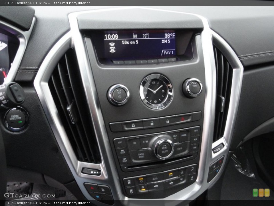 Titanium/Ebony Interior Controls for the 2012 Cadillac SRX Luxury #58742028