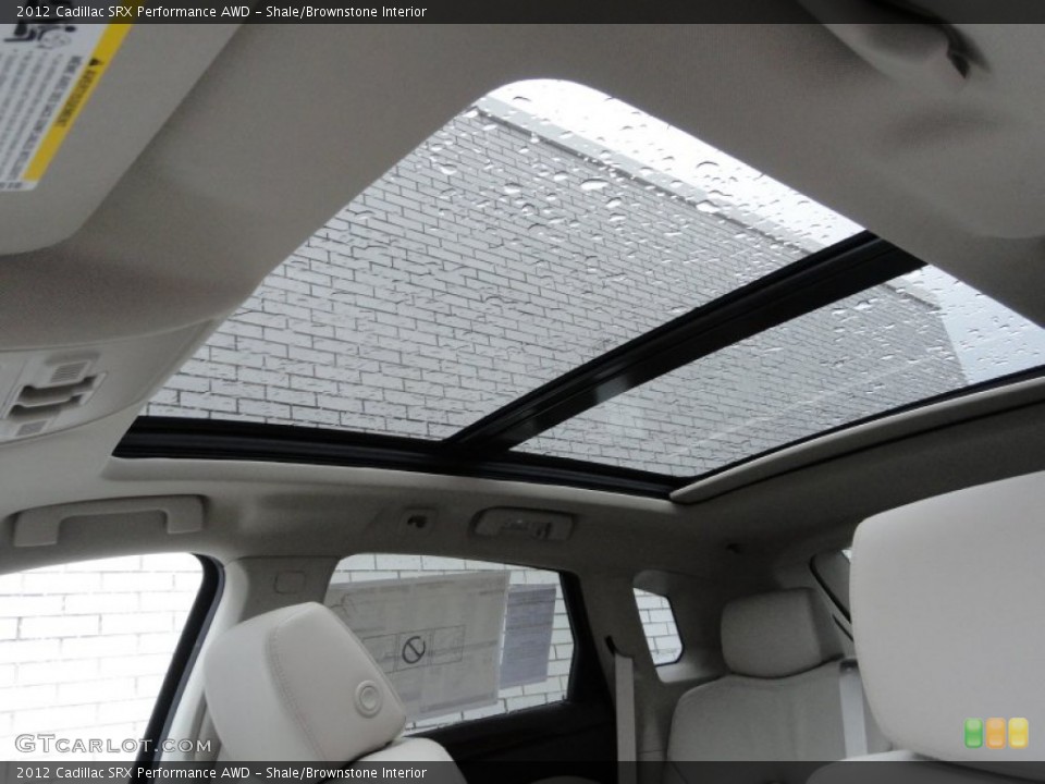 Shale/Brownstone Interior Sunroof for the 2012 Cadillac SRX Performance AWD #58742385