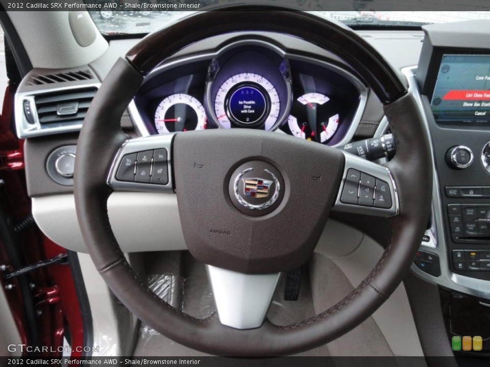 Shale/Brownstone Interior Steering Wheel for the 2012 Cadillac SRX Performance AWD #58742421