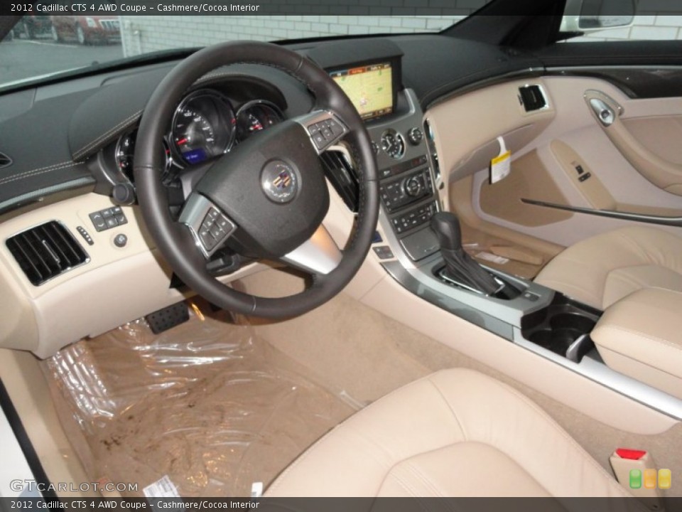 Cashmere/Cocoa Interior Prime Interior for the 2012 Cadillac CTS 4 AWD Coupe #58742760