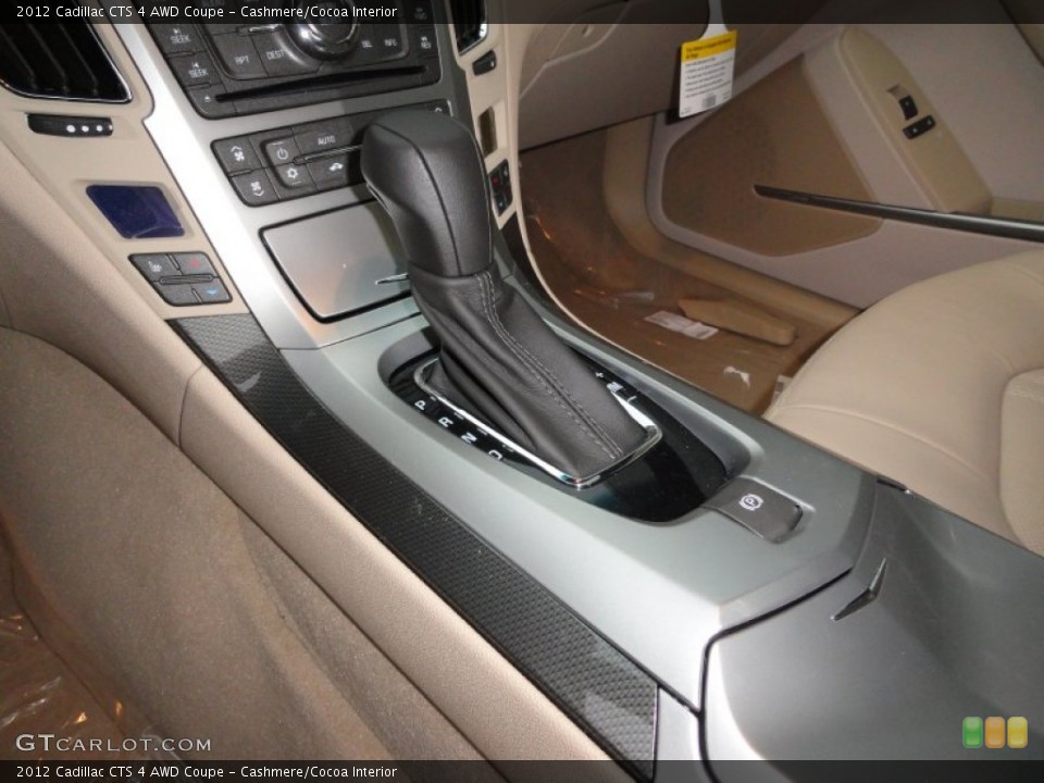 Cashmere/Cocoa Interior Transmission for the 2012 Cadillac CTS 4 AWD Coupe #58742832