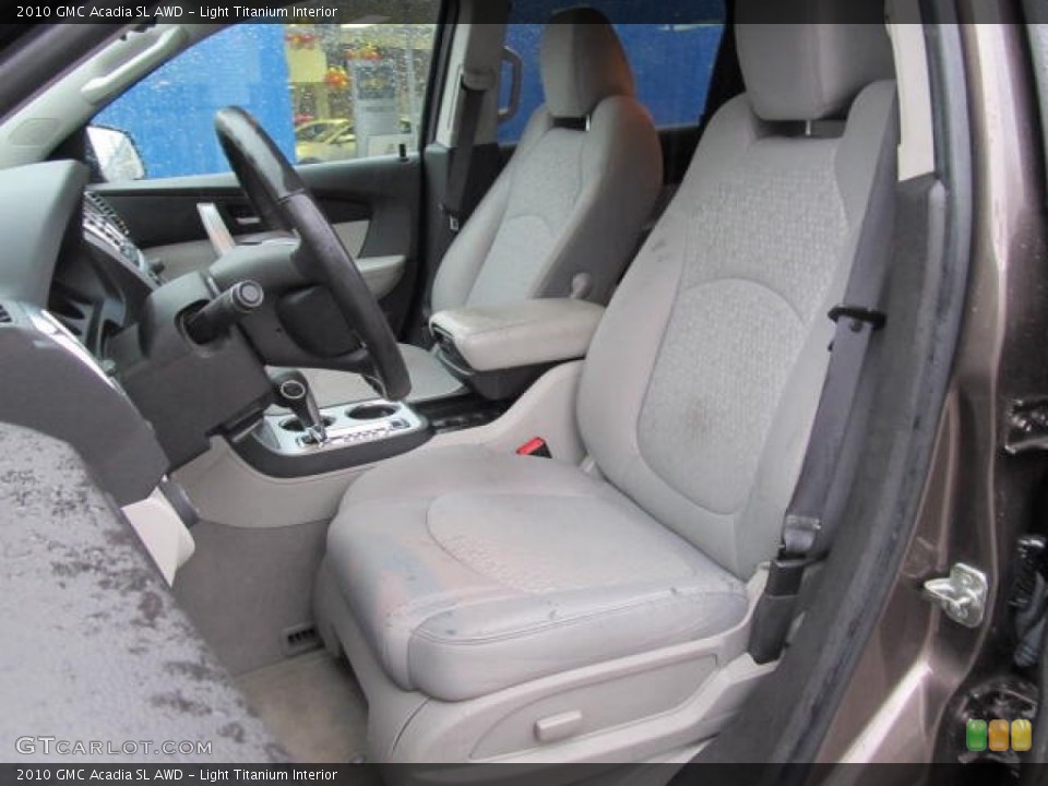 Light Titanium Interior Photo for the 2010 GMC Acadia SL AWD #58743402
