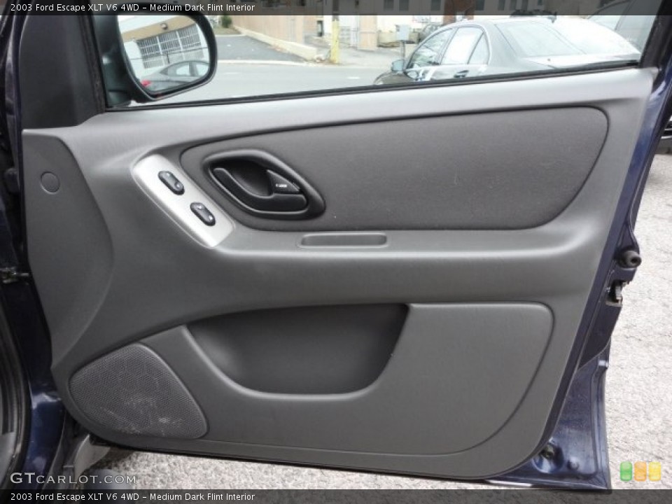 Medium Dark Flint Interior Door Panel for the 2003 Ford Escape XLT V6 4WD #58751481